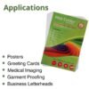 Premium Inkjet Matt Coated Dual Side Paper 12x18 Inch 170 GSM 50 Sheets