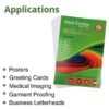 Premium Inkjet Matt Coated Dual Side Paper 12x18 Inch 210 GSM 50 Sheets