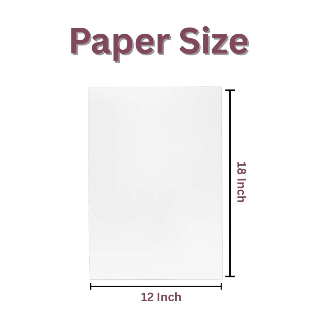 RC Satin Matt Inkjet Photo Paper 12x18 Inch 265 GSM 9600 DPI 50 Sheets Water Proof