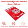 Premium NT Metallic Glossy Sticker A4 120 Micron 50 Sheets 8 Premium NT Metallic Glossy Sticker A4 120 Micron 50 Sheets