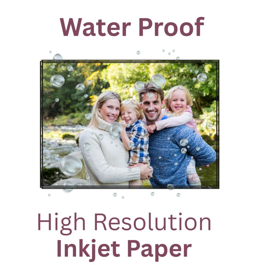RC Satin Matt Inkjet Photo Paper 12x18 Inch 265 GSM 9600 DPI 50 Sheets Water Proof