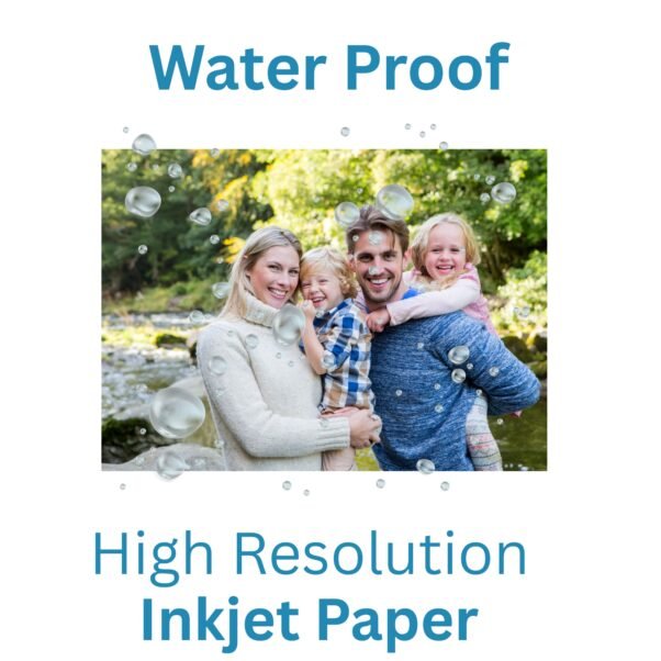 RC Photo Paper, 5x7 Glossy Photo Paper, Waterproof Inkjet Paper, 9600 DPI Print Paper, Premium Inkjet Sheets, Resin Coated Photo Paper, Professional Print Paper