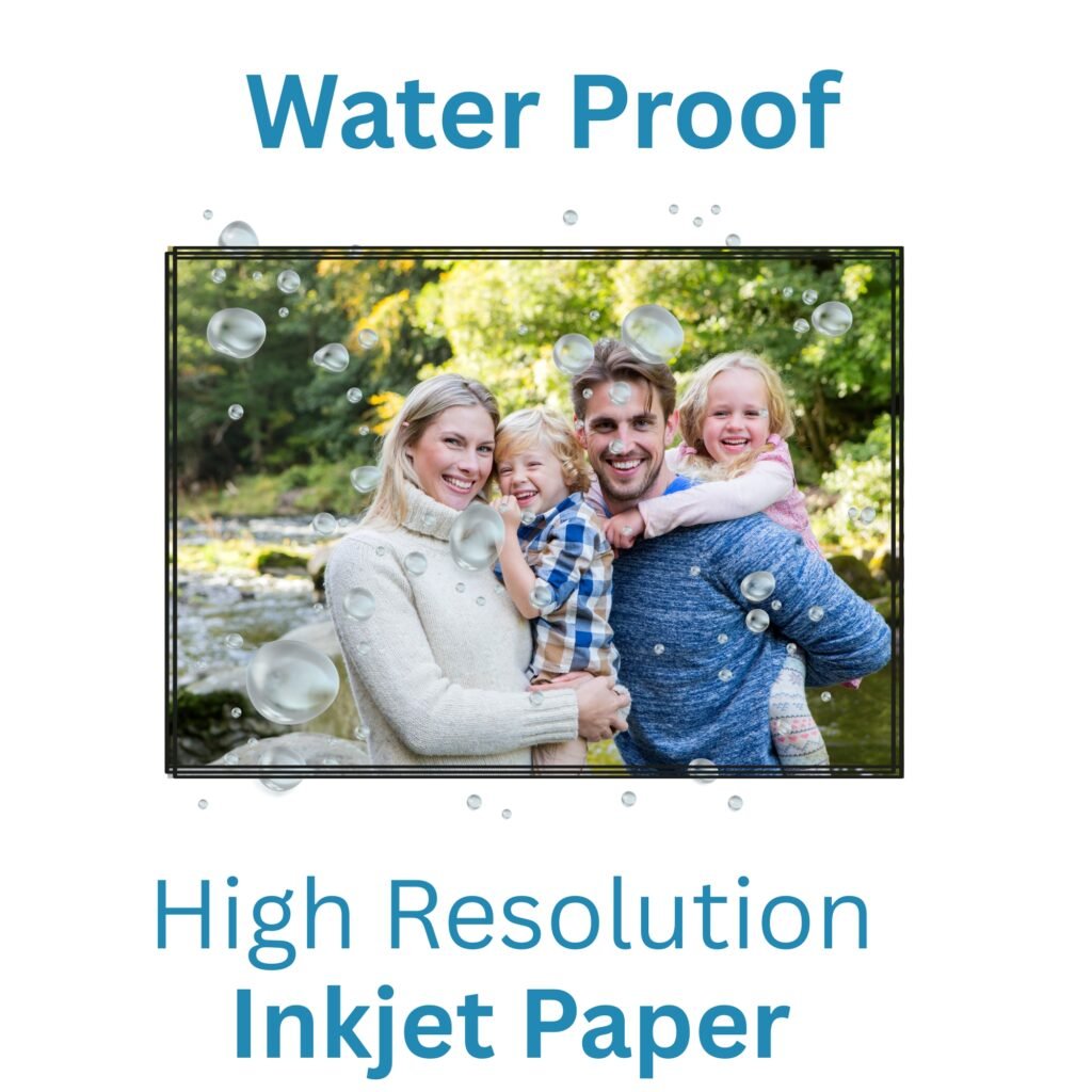 RC GLOSSY 265 GSM A4 50 Sheets 9600 DPI Water Proof