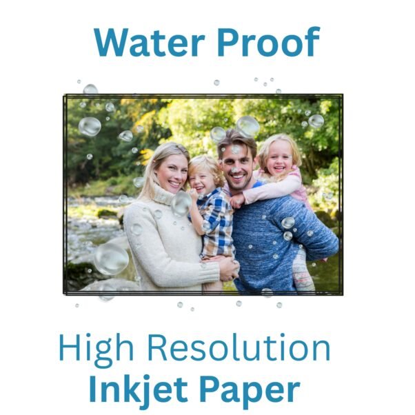 RC GLOSSY 265 GSM A4 50 Sheets 9600 DPI Water Proof
