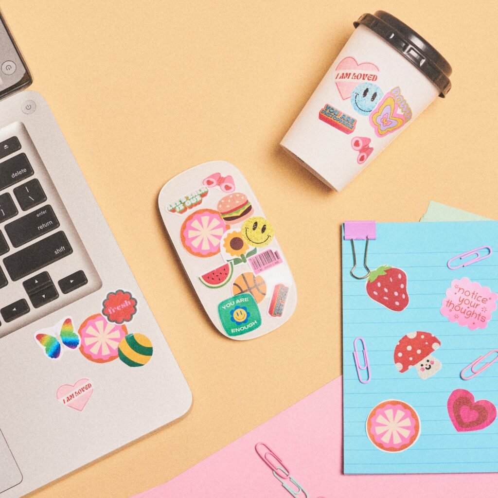 High Glossy Inkjet Sticker Paper A4 100GSM 100 Sheets for inkjet printers