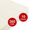 Inkjet Cotton Canvas Matt 8 x 12 Inch 260 GSM 10 Sheets