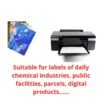 Premium Transparent Glossy Sticker A4 120 Micron 50 Sheet