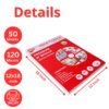 Premium NT Metallic Glossy Sticker A4 120 Micron 50 Sheets 3 Premium NT Metallic Glossy Sticker A4 120 Micron 50 Sheets