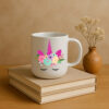 A vibrant Teen Girl Unicorn Mug featuring a custom unicorn design and a girl's name, sparkling with magic.