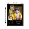 A colorful kids photo frame featuring a playful design with cartoon animals and bright patterns, displaying a joyful photo of a child, suitable for a nursery or child's bedroom.
