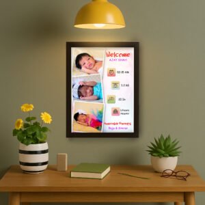 Personalized Baby Birth Frame