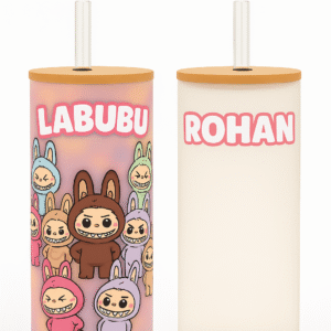 Custom Name Labubu Tumbler for Kids