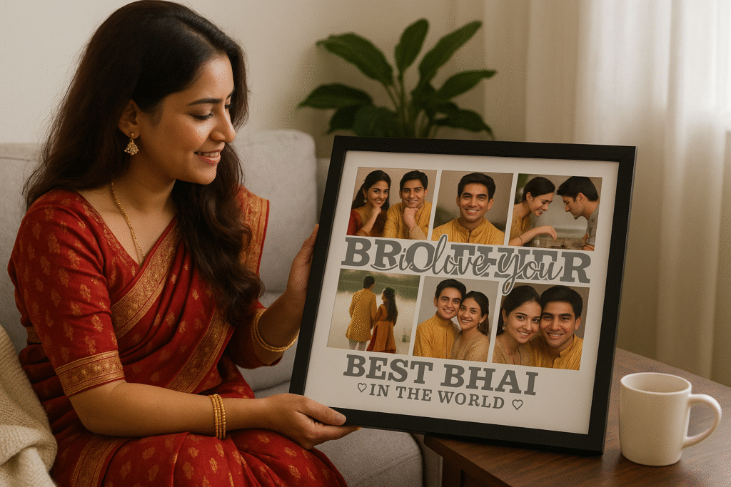 Best Bhai in the World Photo Frame