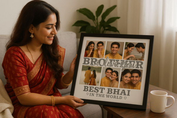 Best Bhai in the World Photo Frame