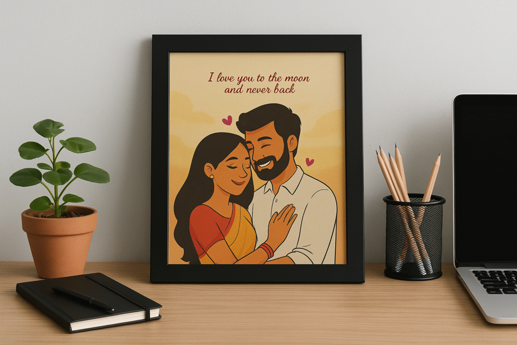Customized Ghibli Photo Frame | Personalized Studio Ghibli Art | Printitnice