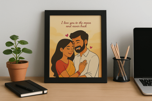 Customized Ghibli Photo Frame | Personalized Studio Ghibli Art | Printitnice