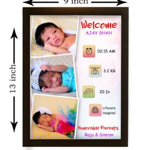 Personalized Baby Birth Frame