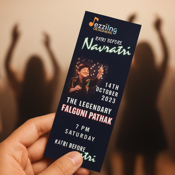 : Navratri Tickets Printing – Custom Garba & Dandiya Night Passes