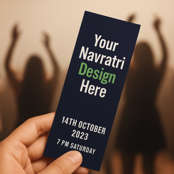 : Navratri Tickets Printing – Custom Garba & Dandiya Night Passes