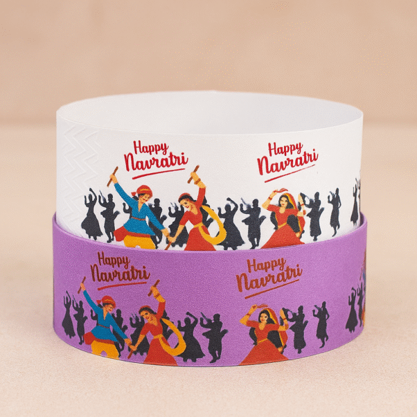 Custom Wristbands for Navratri Events – Secure, Stylish & Tamper-Proof