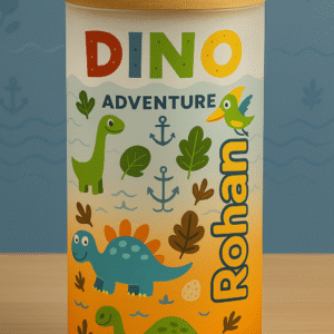 Personalized dinosaur tumbler for kids