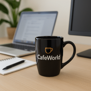 Black Coffee Cups