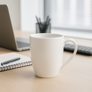 Printed Coral White Mug