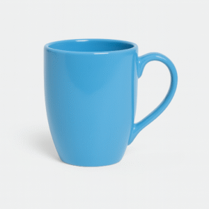 Blue coffee mugs