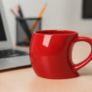 Custom Red Singapore Mug
