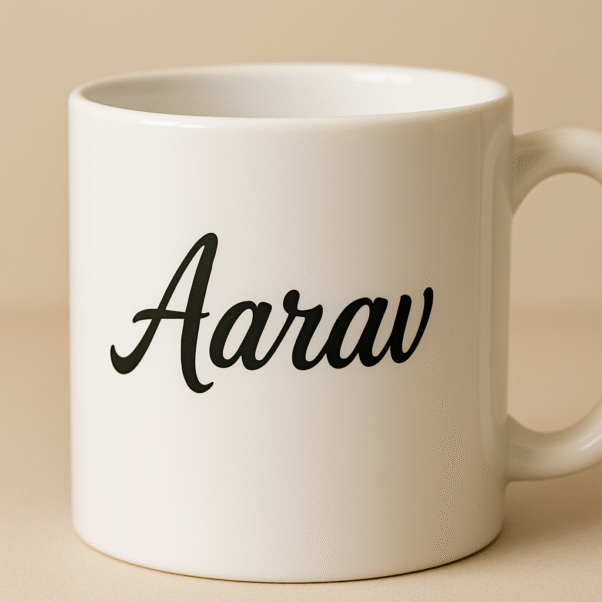 Personalized Name Coffee Mug, perfect for adding a personalized name or design.