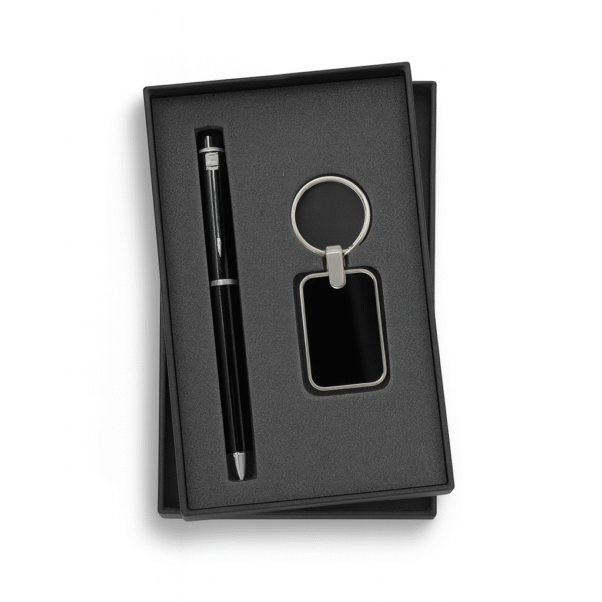 Customized Pen & Keychain Set with Logo Branding