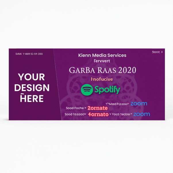 Ticket Printing for Events with QR Code & Custom Design