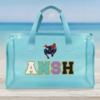 Personalized Jelly Duffle Bag 6 Personalized Jelly Duffle Bag - Blue