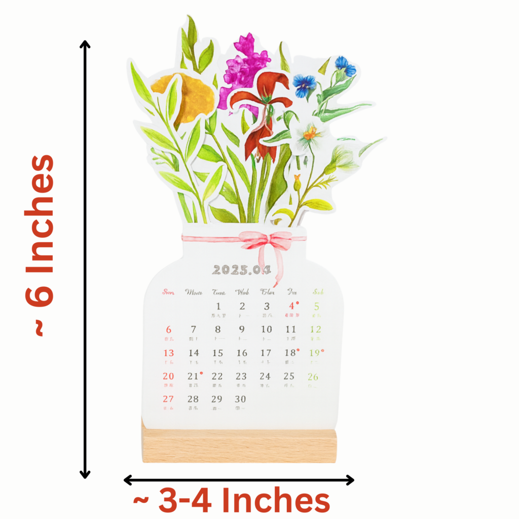 Personalized Desk Calendar Gift with Custom Photos