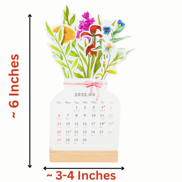 Personalized Desk Calendar Gift with Custom Photos