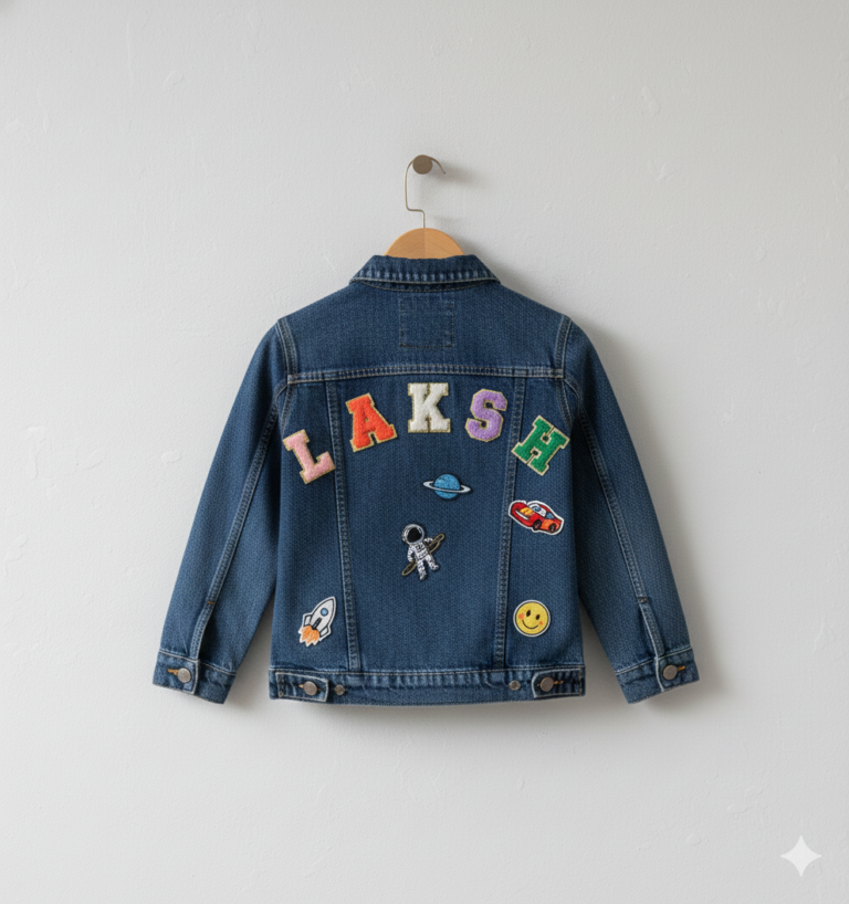 personalized summer gifts for kids – Fun, Creative & Useful Ideas for Vacation 9 Personalized Denim Jacket