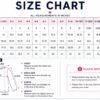 Customized Denim Jacket Size chart