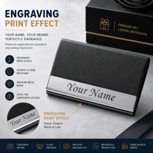 Business Card Holder Corporate Gift | Matched Desk Accessory Set | PrintItNice