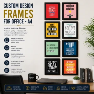 Custom Design Frame A4 Corporate | Fully Custom Layout | PrintItNice