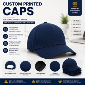 Custom Logo Caps Corporate Gifting | Embroidery or Screen Print | PrintItNice