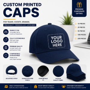 Custom Logo Caps Corporate Gifting | Embroidery or Screen Print | PrintItNice