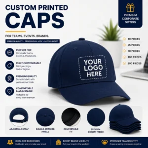 Custom Logo Caps Corporate Gifting | Embroidery or Screen Print | PrintItNice