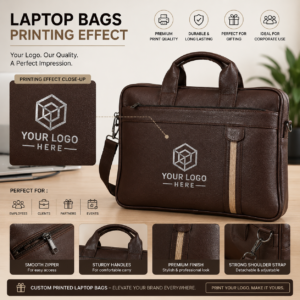 Corporate Laptop Bags Custom Logo | Padded Anti-Crush Compartment | PrintItNice