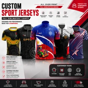 Custom Sports Jersey Corporate | Full Sublimation, Name & Number Print | PrintItNice