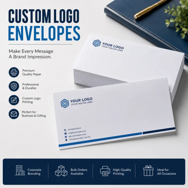 Custom Logo Envelopes Corporate | Matches Letterhead Branding | PrintItNice