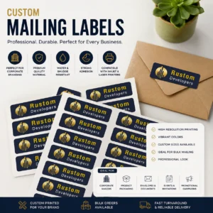 Custom Mailing Labels Printing | Variable Data Printing Ready | PrintItNice