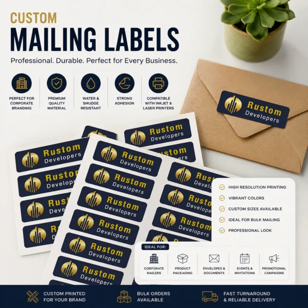 Custom Mailing Labels Printing | Variable Data Printing Ready | PrintItNice