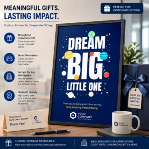 Custom Poster Printing Corporate | A4 to 12×18 Sizes | PrintItNice