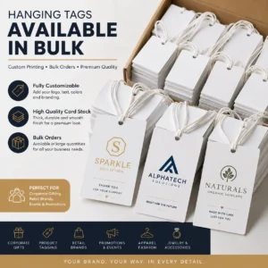 Hanging Tags Printing Corporate | Ready-to-String Punched Hole | PrintItNice