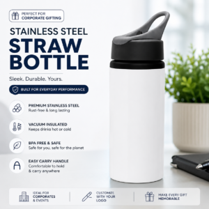 Sublimation Sipper Bottle Corporate Gift | All-Over Full-Colour Print | PrintItNice